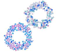 Glass Mosaic Tiles Craft Kit for Artists and Teachers DIY | Smooth Glazed Finish, Bright Colour Accents, for Planters, Trays and Kitchen Backsplash Projects