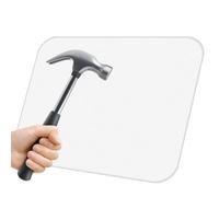 Glass Mouse Pad, Clear Tempered Glass Mouse Pad E-Sports Mouse Pad, Non-Slip Mouse Pad with Waterproof Speed Precise Controls for Office and Gaming, Smooth Sliding: This Mouse Pad Is Made