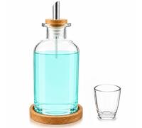 Glass Mouthwash Dispenser for Bathroom 11.8oz/350ml
