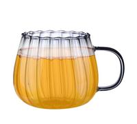 Glass Mug Cups - Coffee Cups without Slip, Aesthetic Glass Mugs | Not Quiet Glass Cups Tea Cups with Textured Surface Levate Your Tea Time with Our Glass Cups Tea Cups