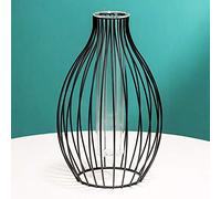 Glass Multiple Propagation Station with Meta with Metal Stand Holder, Desktop Plant Flower Bud Vase Terrarium for Home Office Garden Wedding Decor Gold Flower Vase, Hydroponic Glass Test Tube Va