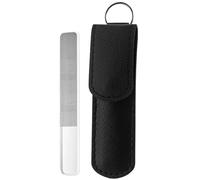 Glass Nail File - Gentle Buffer, Polishing Haper, Double-Sided Crystal Emery Board, Professional Manicure Pedicure Accessories for Men, Salon, Spa, Travel, Camping, Home