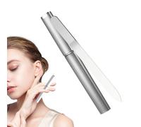 Glass Nail File with Case - 5.5 Inch Double Sided Crystal File, Etched Manicure Tool, Compact Fingernail Shaper, Portable Pedicure Accessory | Smoothing Natural Acrylic Nail Care Gift for Wome