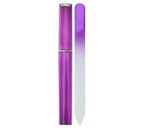 Glass Nail File with Protective Cases, Professional Crystal Nail Files for a Gentle Manicure on Natural Nails, Salon Quality Finish at Home, Travel Essential Kit for Women