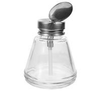 Glass Nail Polish Remover Pump Dispenser Bottle 180ml Refillable