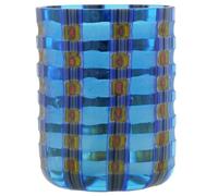 Glass Of Venice Murano Glass Italian Shot Glass 2 oz. Millefiori Hammered Design Blue - Shooter glass for liqueur, Limoncello, Tequila, Vodka, Sake Handmade in Venice, Italy