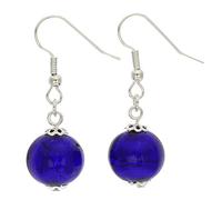 Glass Of Venice Murano glass midnight earrings