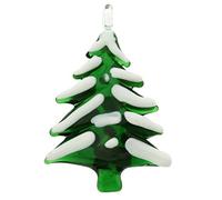 Glass Of Venice Murano Glass Snow-Covered Christmas Tree Ornament