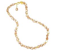 Glass Of Venice Murano Glass Sommerso Necklace - Milky White