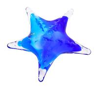 Glass Of Venice Murano Glass Starfish - Aqua Blue