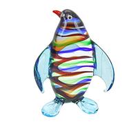 Glass Of Venice Murano Glass Striped Penguin