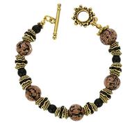 Glass Of Venice Murano Glass Symphony Bracelet - Black