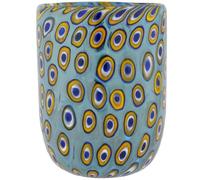 Glass Of Venice Murano Glass Tumbler - Mosaic Aqua
