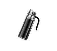 Glass Oil Bottle Kitchen Storage Bottles Clear Automatic Opening Closing Vinegar Can Seasoning Holder Sauce Holders Small