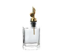 Glass Oil Dispenser Bottle Vinegar Coffee Syrup Glass Container With Stainless Pourer Cooking Oil Dispenser