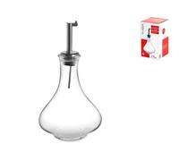 Glass Oil Dispenser With Stainless Steel Lid 270ml Home