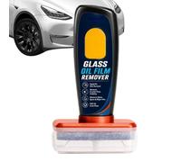 Glass Oil Film Remover for Car - Clear Remover with Cleaning Board - Windshield Washer Fluid | for Auto Home Coatings Exterior Vehicle Motorcycles Front Rear Mirrors Doors Bathrooms