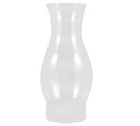 Glass Oil Lamp Chimney, 7.5cm Diameter Replacement Long Lampshade | Four-pronged Fit for Kerosene Lamps, Vintage Style, Protects Flame, Home Decor Use