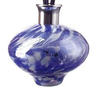 Glass Oval Reed Diffuser - Dark, Blue and White Iridescent