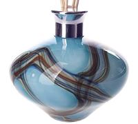 Glass Oval Reed Diffuser in Blue & Multicoloured (Oceanic)