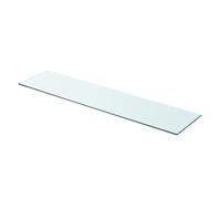 vidaXL Shelves – Glass Panel, Clear – 2 pcs, 90 x 20 cm