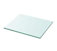 vidaXL Glass Shelf Panel - Clear Sheet Ledge - Multi Sizes - 1/2x
