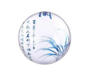Glass Paperweight Hemisphere round Crystal for Back to School Decor