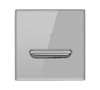 Glass & PC Wall Mounted Toggles Switches With Resets Function LED Illuminates Panel Simple Installation For Modern Interiors Friendly Recessed Glass Switches Panel