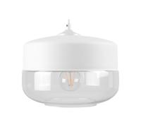 Glass Pendant Lamp White MURRAY