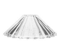 Glass Pendant Light Shade E27 for Ceiling Lamp Replacement | Marble Glass, Stripe Pattern, Classic Beveled Style, Easy Install, Entryway and Restaurant Lighting