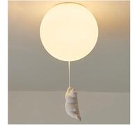 Glass Pendant Light with Cute Polar Bear Hanging Ceiling Lamp Compatible with Room Kitchen Hallway,chandeliers led charitable