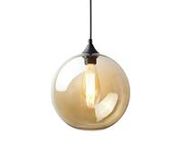 Glass Pendant V-intage Industrial Ceiling Hanging Lamp Chandelier Compatible with Clothing Island Restaurant Beautiful Decoration E27 Flush Mount Light (Color : Red),Led Chandel