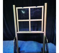 Glass Penetration Illusion Magic Tricks Metal Rod Pierce Through Glass Large Stage Show Professional Magician Gimmicks Mentalism Props