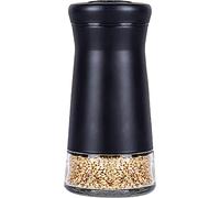 Glass Pepper Shakers For Kitchen, Salt And Pepper Shakers Set, Shakers Small, Sealed And Moisture-Proof, Suitable For Various Spices (Black, 2-Pack) Professional design