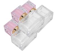 Glass Perfume Bottle Set, 30ml Spray Dispenser (Pink)