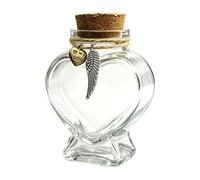 Glass Pet Hair Memorial Bottle - Elegant Keepsake Preservation, Keepsake Collecting Bottle for Teeth and Hair | for Desk, School, College Dorm, Commuting, Apartment, Boyfriend, Girlfriend, Teenager