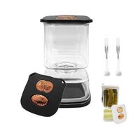 Glass Pickle Jar,1000ML Pickle Container with Strainer Pickles Juice Separator Jar for Olives,Upside Down Pickles Kimchi Jars,Leakproof Airtight Lid and Refrigerator Dishwasher Safe