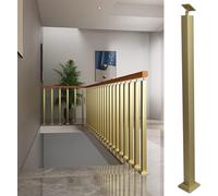 Glass Pillar Railing with Screw Kit, for Modern Stair Design - Easy Installation Stylish Indoor Deck Solution