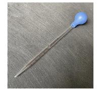 Glass Pipette Dropper, 2pcs 4pcs Glass Graduated Dropper Vol 0.5ml/1ml/2ml/3ml/5ml/10ml Transfer With Rubber Head(2ml 2pcs)