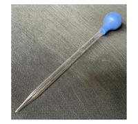 Glass Pipette Dropper, 2pcs 4pcs Glass Graduated Dropper Vol 0.5ml/1ml/2ml/3ml/5ml/10ml Transfer With Rubber Head(5ml 2pcs)