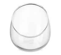 Glass Planter Bowl with Slanted Mouth, round Indoor Use | Succulents and Moss, View Glass, Simple Style, Small Gardens, Versatile Display