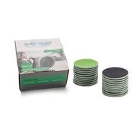 Glass Polish 2 Inch/50mm 180 Grit Pack Of 20 Sanding Discs For Rotary Polisher Foam Backed Silicon Carbide Abrasive P180, Gp14203