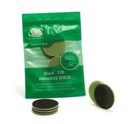 Glass Polish 2 Inch/50mm 180 Grit Pack Of 5 Sanding Discs For Rotary Polisher Foam Backed Silicon Carbide Abrasive P180 Gp14203