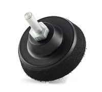 Glass Polish 2 inch (50mm) Spindle Hook & Loop Grip Backing Pad for Drills with Universal Drill Attachment - GP12002