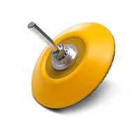 Glass Polish 3 inch (75mm) Backing Pad for Drill - Hook and Loop Rotary Backing Pad with Drill Attachment - GP12004