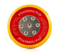 Glass Polish 5 inch (125mm) Thread 5/16''-24 Dual Action Sanding Pad, DA Hook and Loop Sander Backer - GP12703