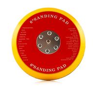 Glass Polish 6 inch (150mm) DA Dual Action Backing pad with 5/16''-24 Thread and 20mm PU Durable Layer - GP12716