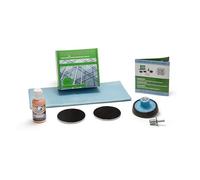 GLASS POLISH DIY 75mm (3”) Glass Polishing Kit for Drill, Removes Surface Damage, Fine Scratches, Haziness and Water Stains, Restores Original Clarity and Shine (DIY)