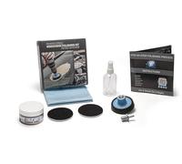 GLASS POLISH DIY 75mm Windscreen Polishing Kit for Car Glass Restoration, Remove Wiper Blade Damage, Fine Scratches, Haziness, and Water Spots, Restore Glass Clarity and Shine