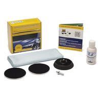 GLASS POLISH DIY 75mm Windscreen Polishing Kit for Car Glass Restoration, Remove Wiper Blade Damage, Fine Scratches, Haziness, and Water Spots, Restore Glass Clarity and Shine - GP21005